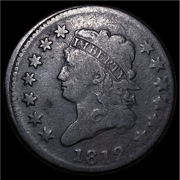 1812 Classic Head Large Cent LIGHTLY  CIRCULATED