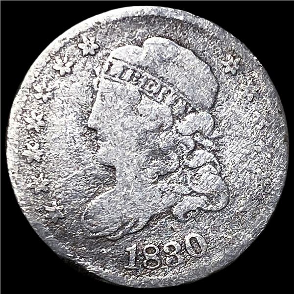 1830 Capped Bust Half Dime LIGHTLY CIRCULATED
