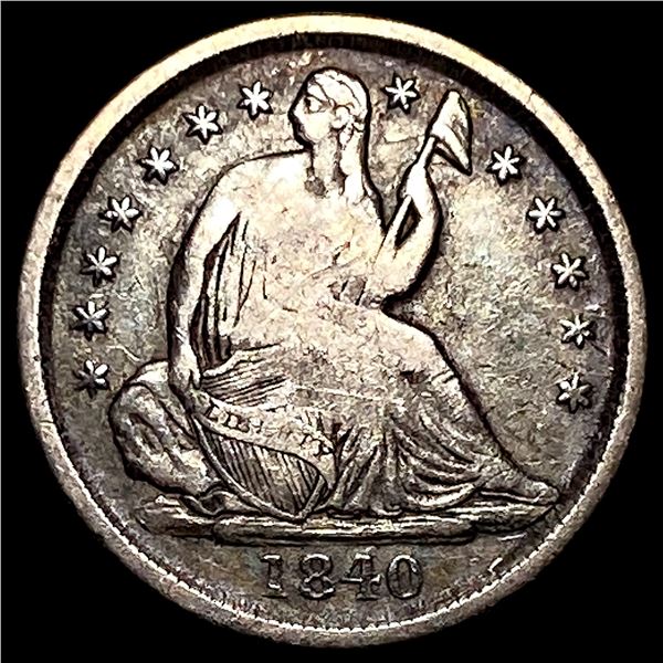 1840 Seated Liberty Half Dime NICELY  CIRCULATED
