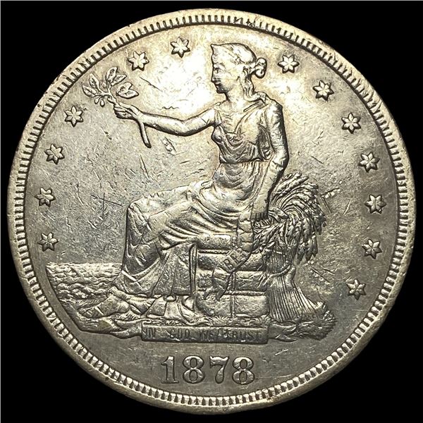 1878-S Silver Trade Dollar CLOSELY  UNCIRCULATED