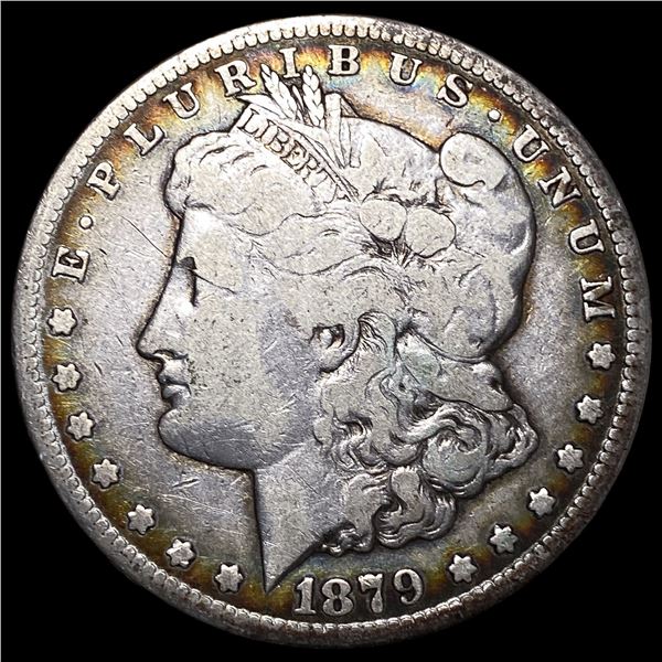1879-CC Silver Morgan Dollar ABOUT  UNCIRCULATED