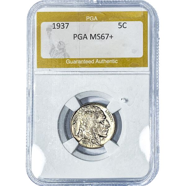 1937 Buffalo Nickel PGA MS67+