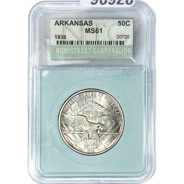 1936 Arkansas Half Dollar NTC MS61
