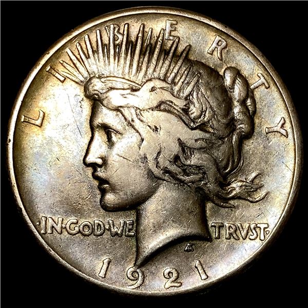 1921 Silver Peace Dollar NEARLY UNCIRCULATED