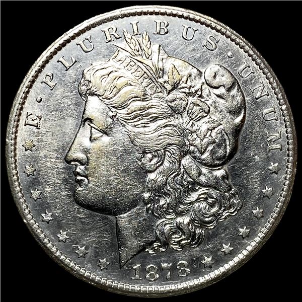 1878-CC Silver Morgan Dollar ABOUT  UNCIRCULATED