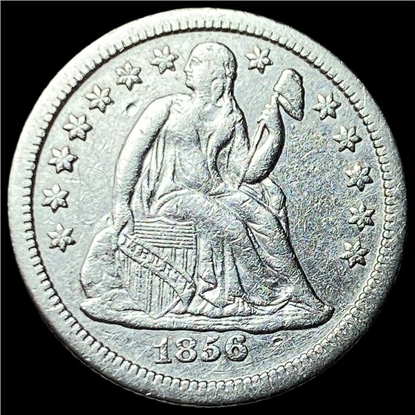 1856-O Silver Seated Liberty Dime NEARLY  UNCIRCULATED