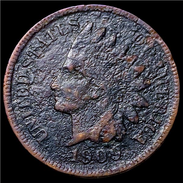 1909 Indian Head Cent NICELY CIRCULATED