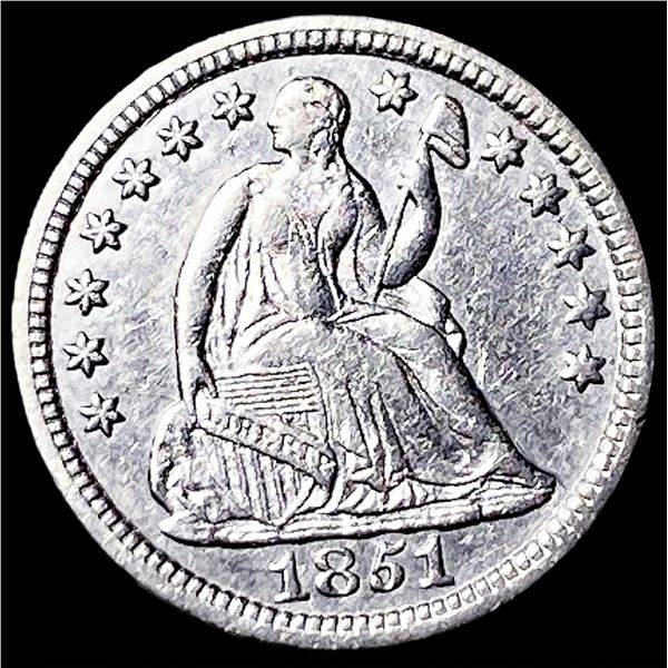 1851 Silver Half Dime CLOSELY UNCIRCULATED