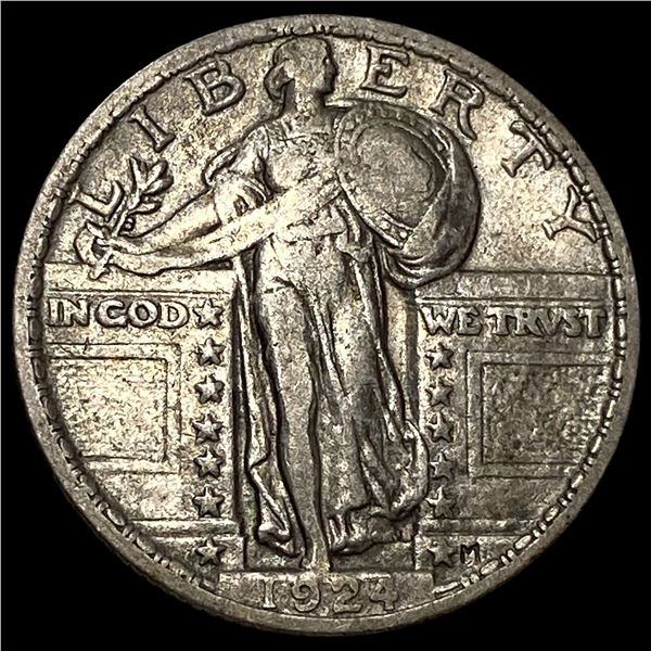 1924 Standing Liberty Quarter NEARLY  UNCIRCULATED