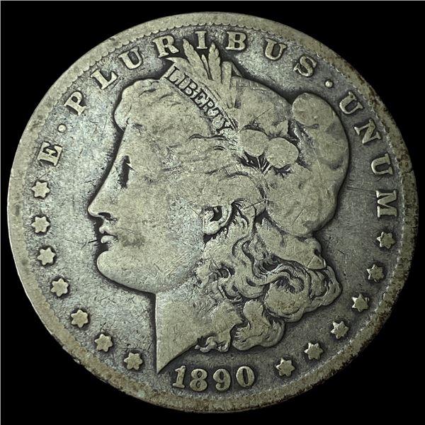 1890-CC Silver Morgan Dollar LIGHTLY  CIRCULATED