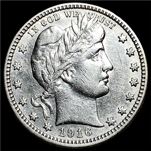 1916 Barber Quarter CLOSELY UNCIRCULATED