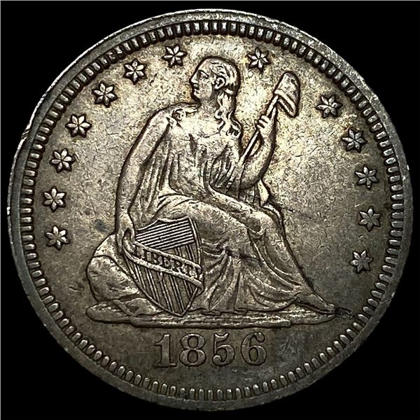 1856 Seated Liberty Quarter CLOSELY  UNCIRCULATED
