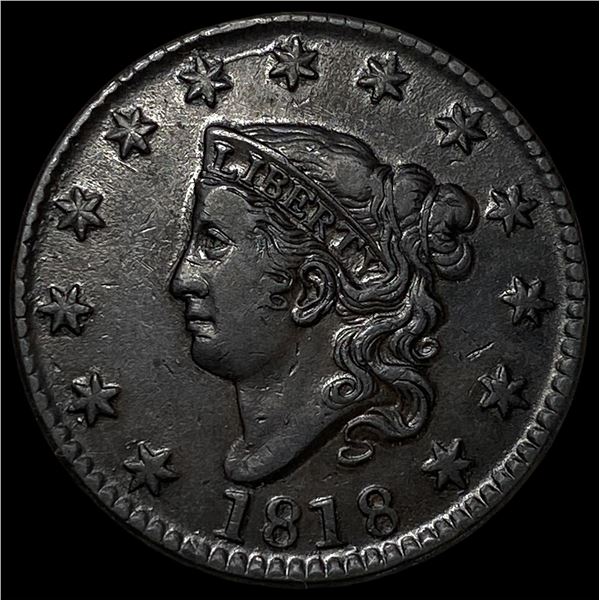 1818 Large Cent CLOSELY UNCIRCULATED