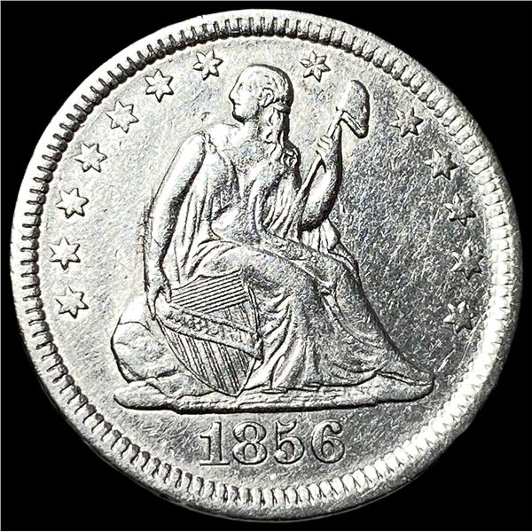 1856 Seated Liberty Quarter CLOSELY  UNCIRCULATED