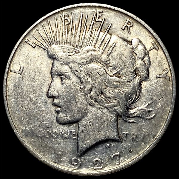 1927-D Silver Peace Dollar NEARLY  UNCIRCULATED