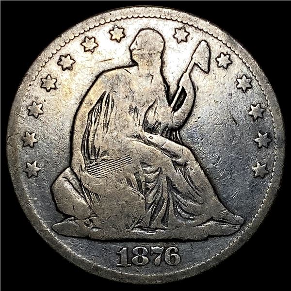 1876 Seated Liberty Half Dollar NICELY  CIRCULATED