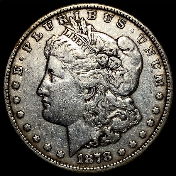 1878 Silver Morgan Dollar ABOUT UNCIRCULATED