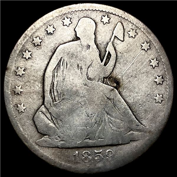 1859-O Silver Half Dollar NICELY CIRCULATED