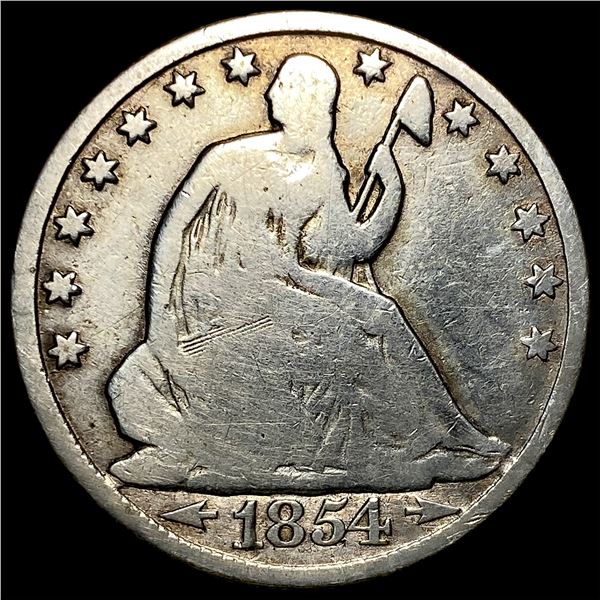 1854-O Silver Half Dollar NICELY CIRCULATED
