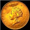Image 1 : 1854 Gold $1 Indian Princess Type 2  UNCIRCULATED