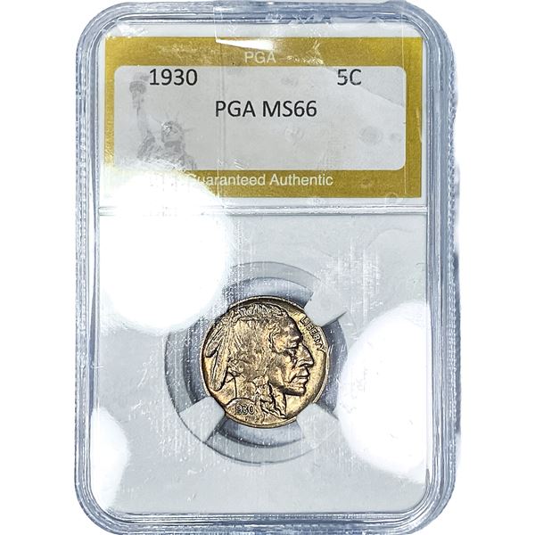1930 Buffalo Nickel PGA MS66