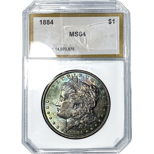 1884 Morgan Silver Dollar PCI MS64
