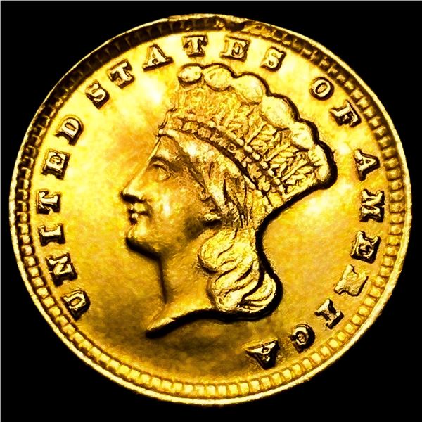 1858-D Rare Gold Dollar