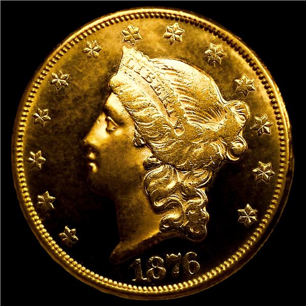 1876-CC $20 Gold Double Eagle
