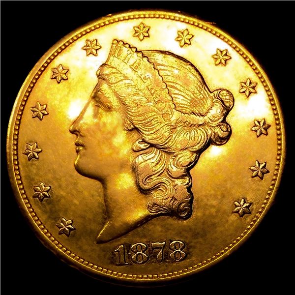 1878-CC $20 Gold Double Eagle