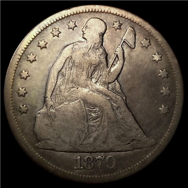 1870-CC Seated Liberty Dollar