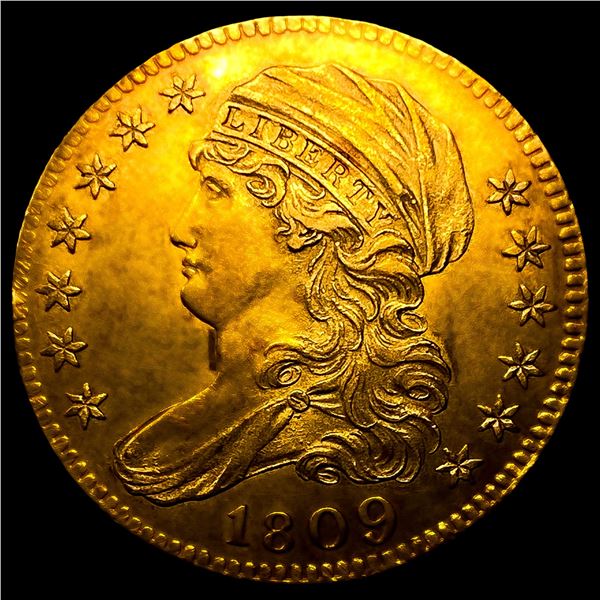 1809/8 $5 Gold Half Eagle