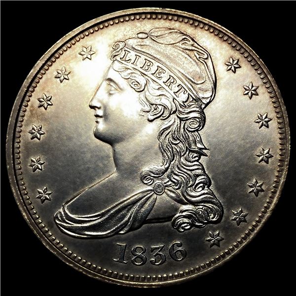 1836 Reeded Edge Capped Bust Half Dollar