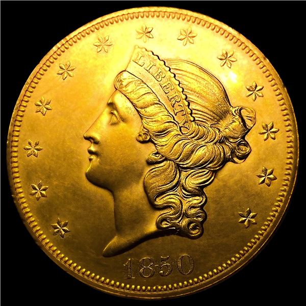 1850 $20 Gold Double Eagle