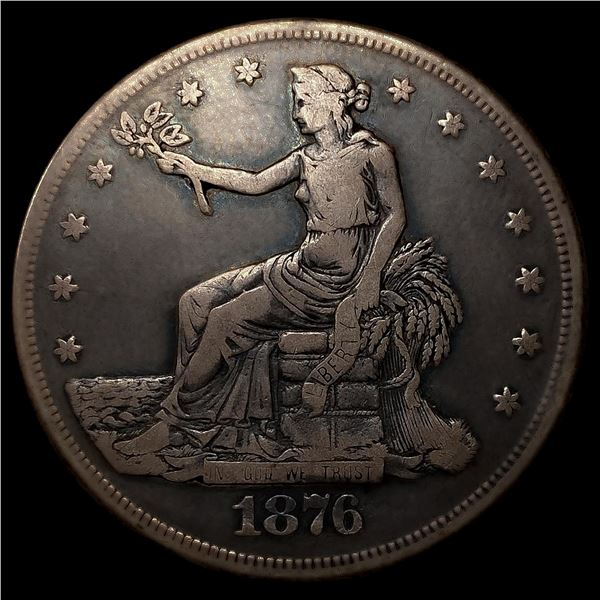 1876-CC Silver Trade Dollar