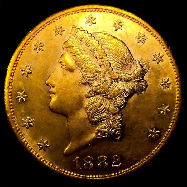 1882-CC $20 Gold Double Eagle