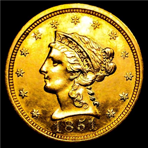 1851-O $2.50 Gold Quarter Eagle