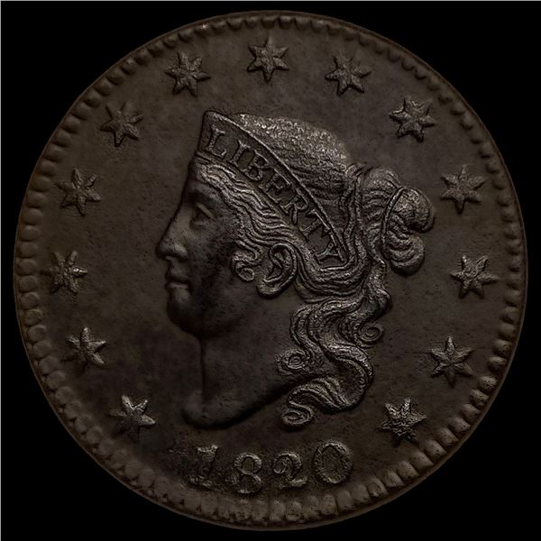 1820 Coronet Head Large Cent