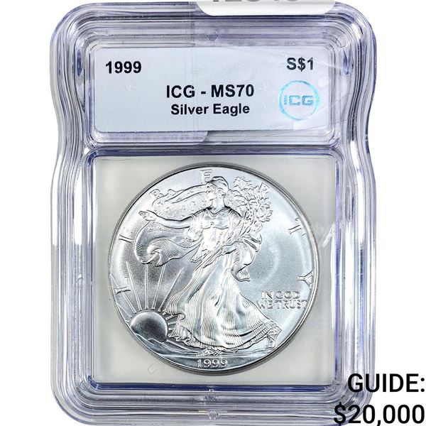 1999 Silver Eagle ICG MS70