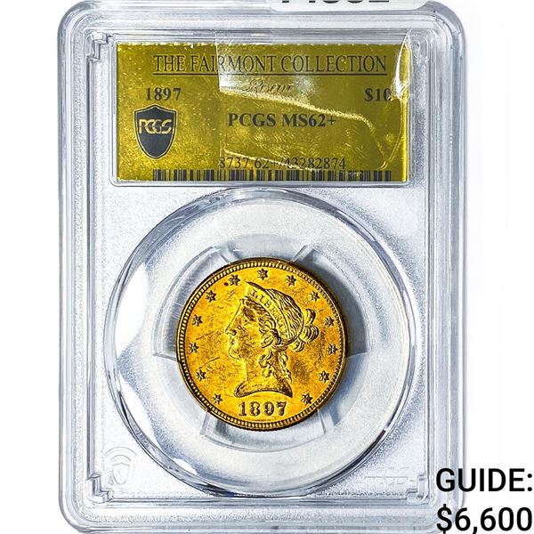 1897 $10 Gold Eagle PCGS MS62+