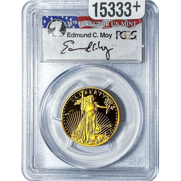 2015W 1/2oz Gold $25 American Eagle PCGS PR70 DCAM