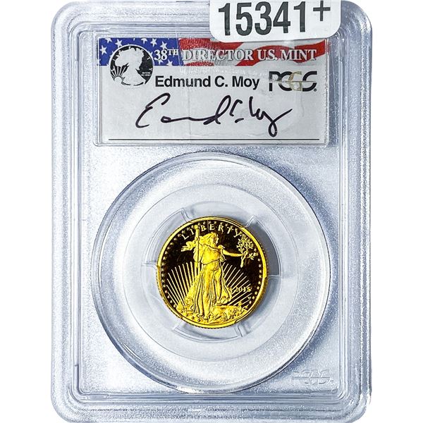 2015W 1/4oz Gold $10 American Eagle PCGS PR70 DCAM