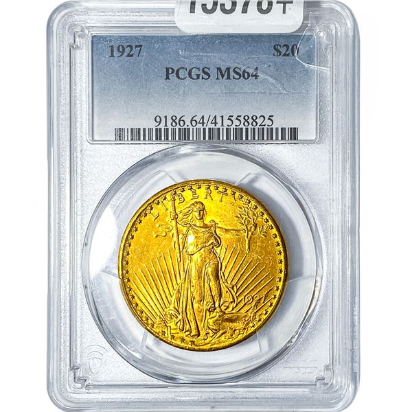 1927 $20 Gold Double Eagle PCGS MS64