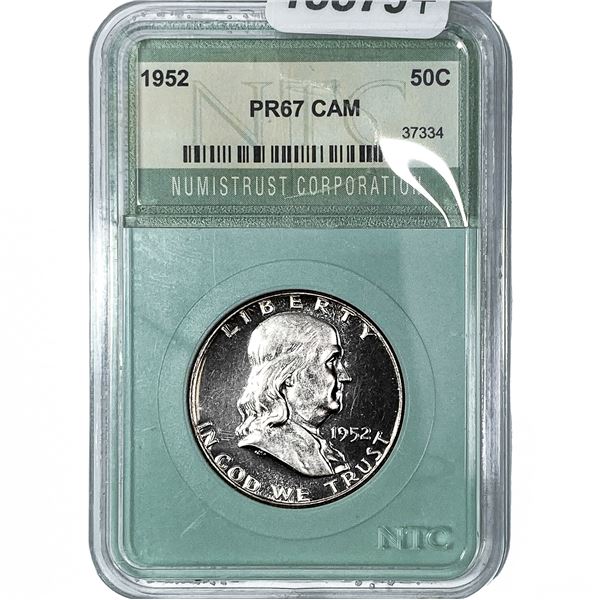 1950 Franklin Half Dollar NTC PR67 CAM
