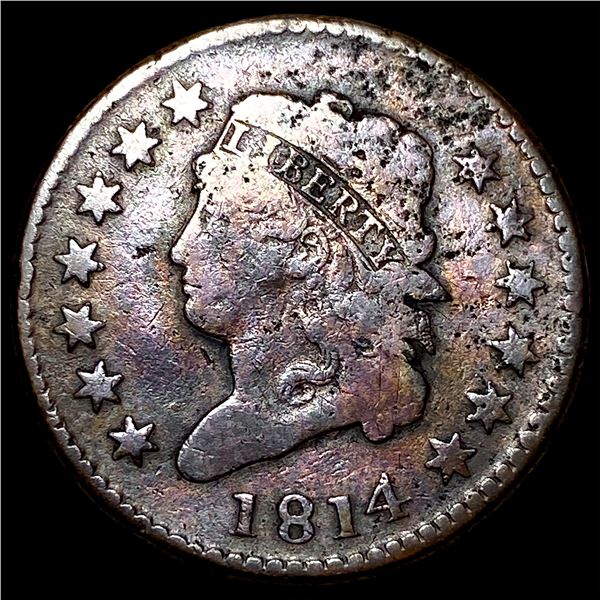 1814 Classic Head Large Cent NICELY  CIRCULATED