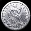 Image 1 : 1853 Arrows Seated Liberty Dime CLOSELY  UNCIRCULATED