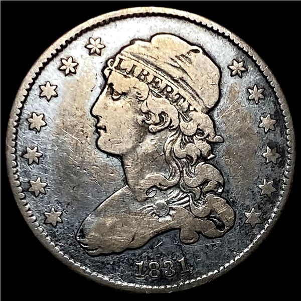 1831 Capped Bust Silver Quarter LIGHTLY  CIRCULATED