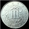 Image 2 : 1857 Silver Three-Cent Piece CLOSELY  UNCIRCULATED