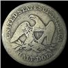 Image 2 : 1853 Arrows/Rays Seated Liberty Half Dollar  NICELY CIRCULATED