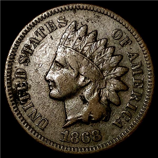 1868 Indian Head Cent LIGHTLY CIRCULATED