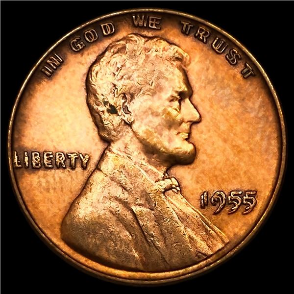 1955 DDO Wheat Cent